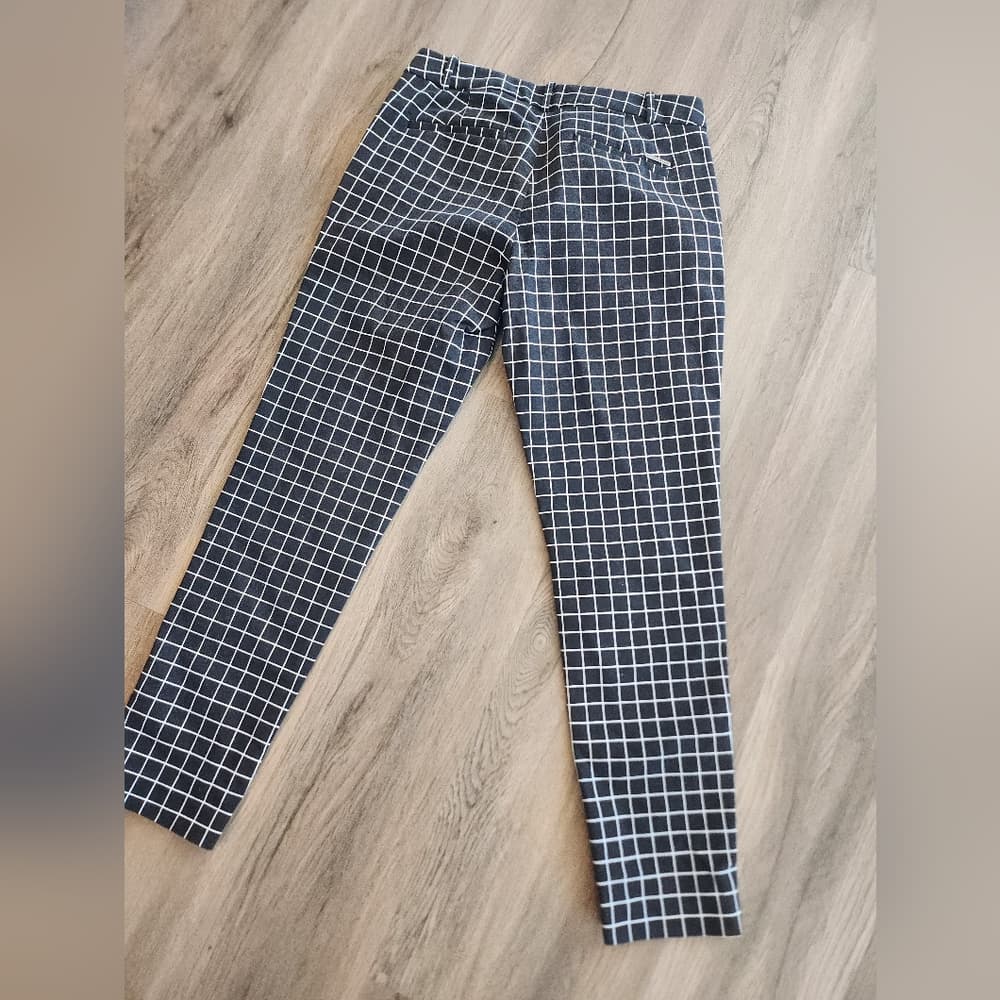 MICHAEL Michael Kors Checkered Black and White Skinny Trousers - Thumbnail 8