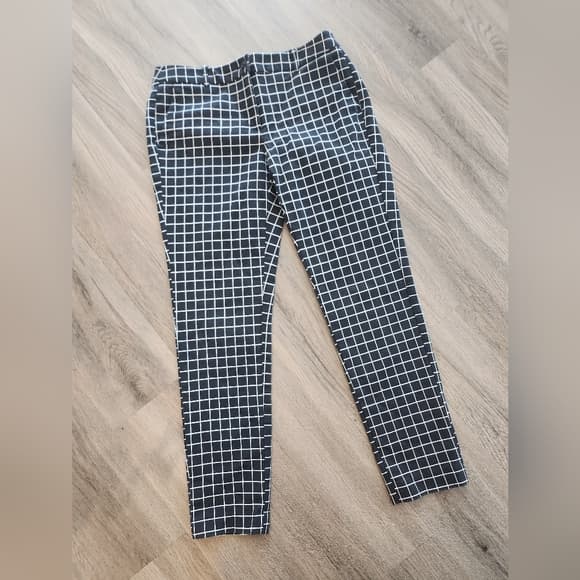MICHAEL Michael Kors Checkered Black and White Skinny Trousers - Thumbnail 15