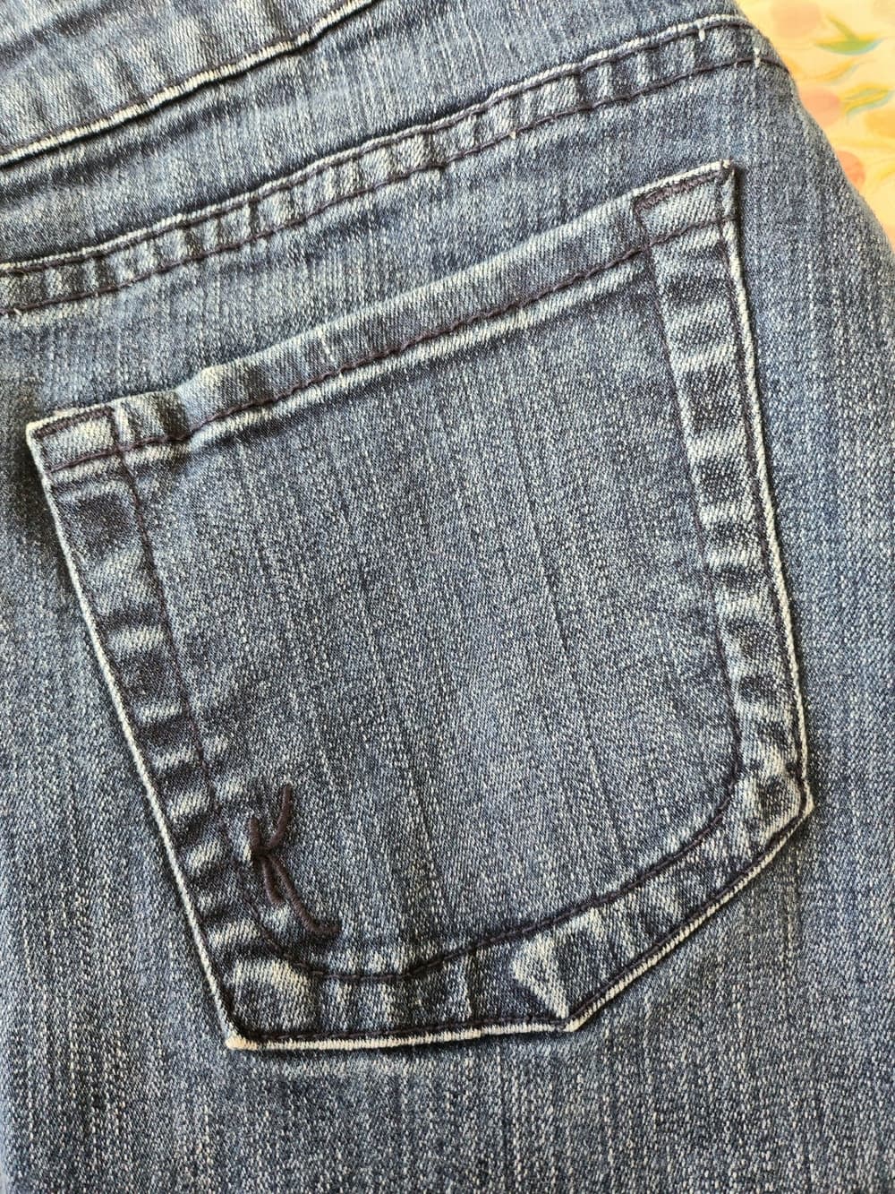 KUT From The Kloth Straight Leg Women's Jeans in Blue Wash - Thumbnail 15