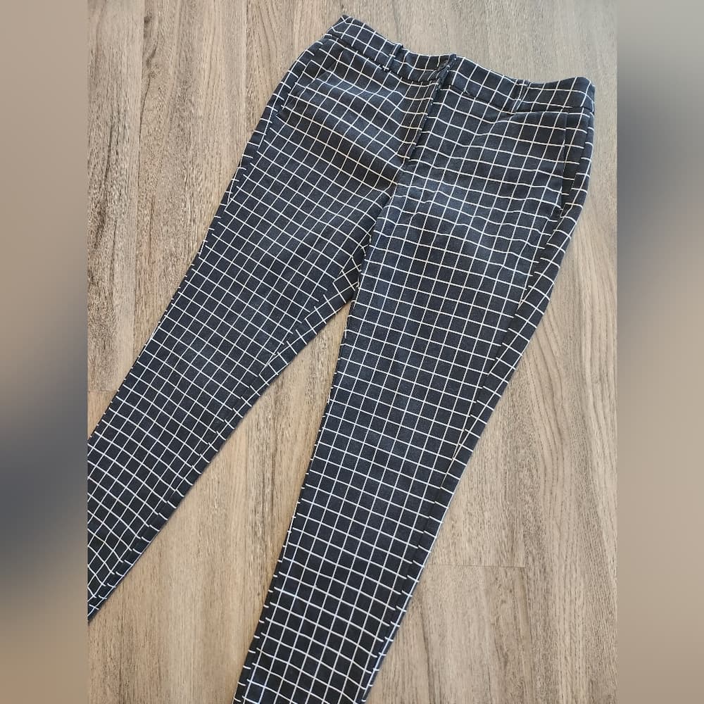 MICHAEL Michael Kors Checkered Black and White Skinny Trousers - Thumbnail 2