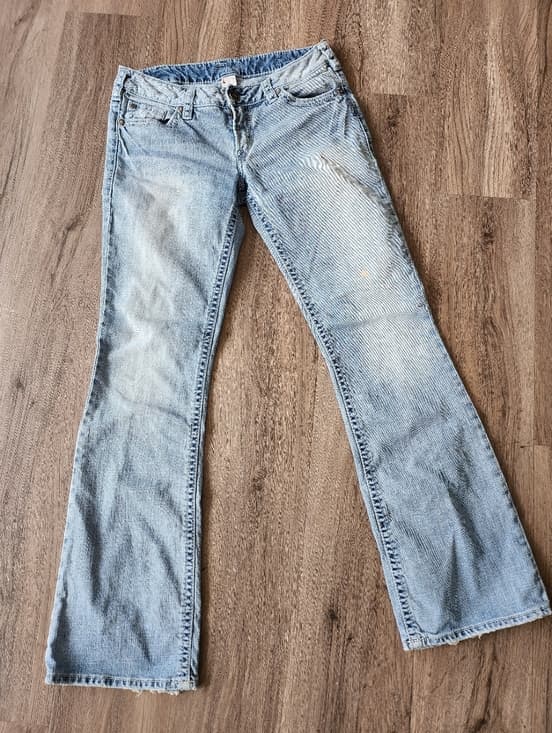 Silver Aiko Bootcut Jeans Light Wash Flared Jeans - Thumbnail 16