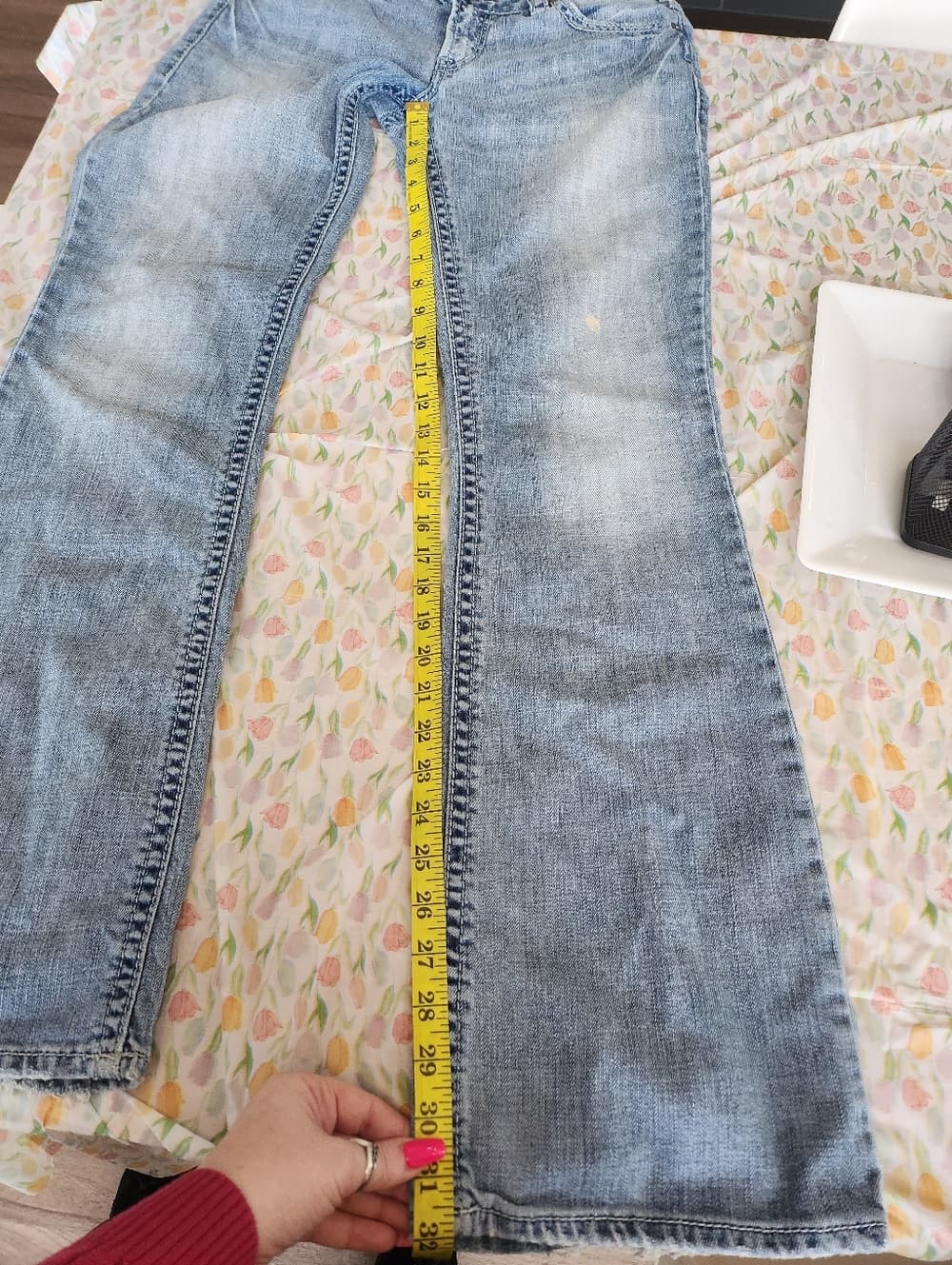 Silver Aiko Bootcut Jeans Light Wash Flared Jeans - Thumbnail 14