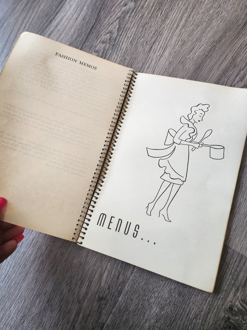 Mid Century Housewives Incorporated Vintage Cookbook/Guide Fashion Meal Planning - Thumbnail 5