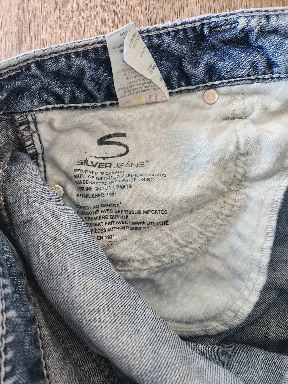 Silver Aiko Bootcut Jeans Light Wash Flared Jeans - Thumbnail 10