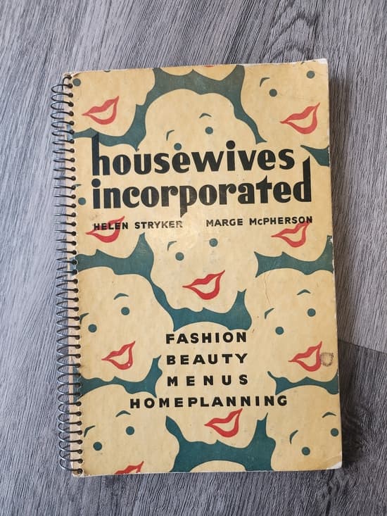Mid Century Housewives Incorporated Vintage Cookbook/Guide Fashion Meal Planning - Thumbnail 13