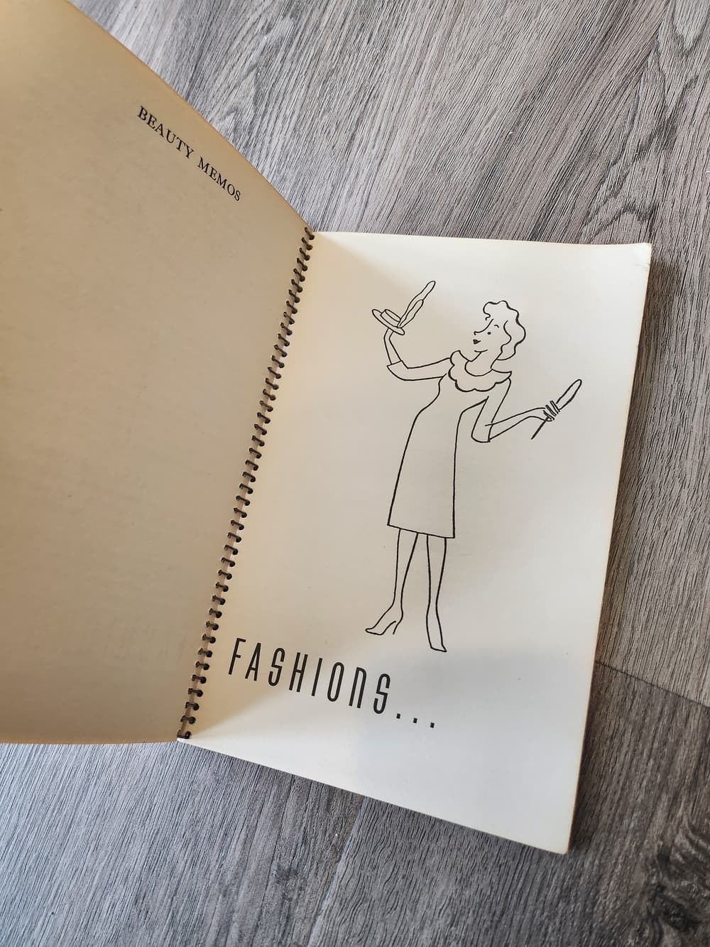 Mid Century Housewives Incorporated Vintage Cookbook/Guide Fashion Meal Planning - Thumbnail 3