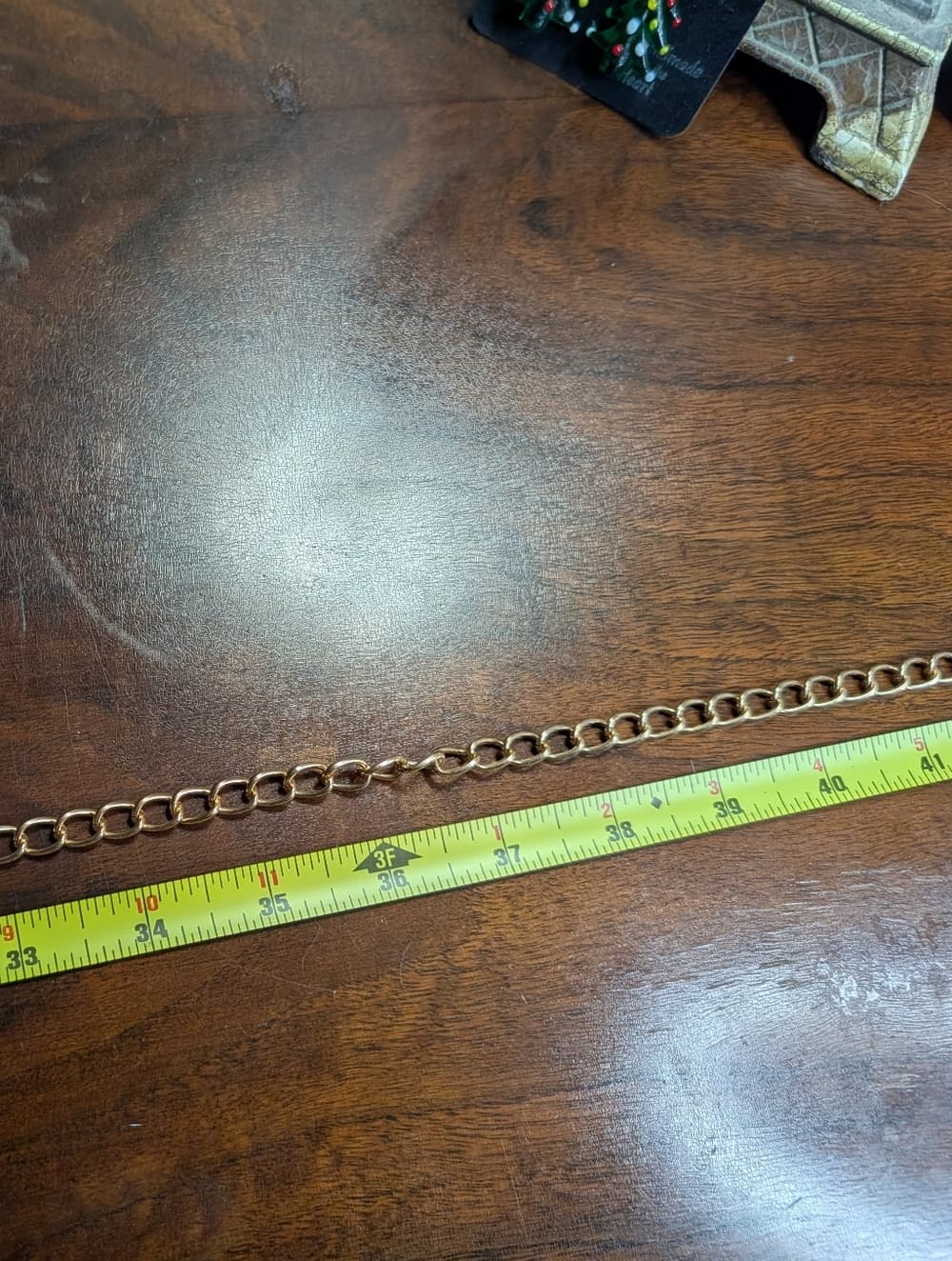 Anne Klein Gold Tone Link Chain Waist Belt With Lion Charm Dangle - Thumbnail 6