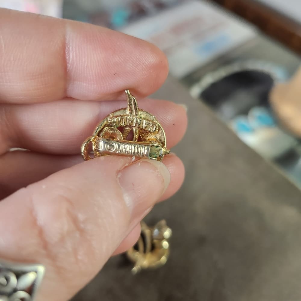 Sarah Coventry Canada Gold Tone Mid Century Knot Clip On Earrings - Thumbnail 5
