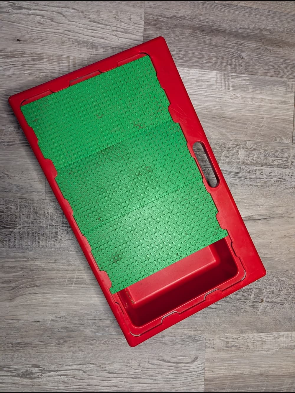 Vintage 1998 Lego Lap Tray With 3 Build Pads Red And Green - Thumbnail 9