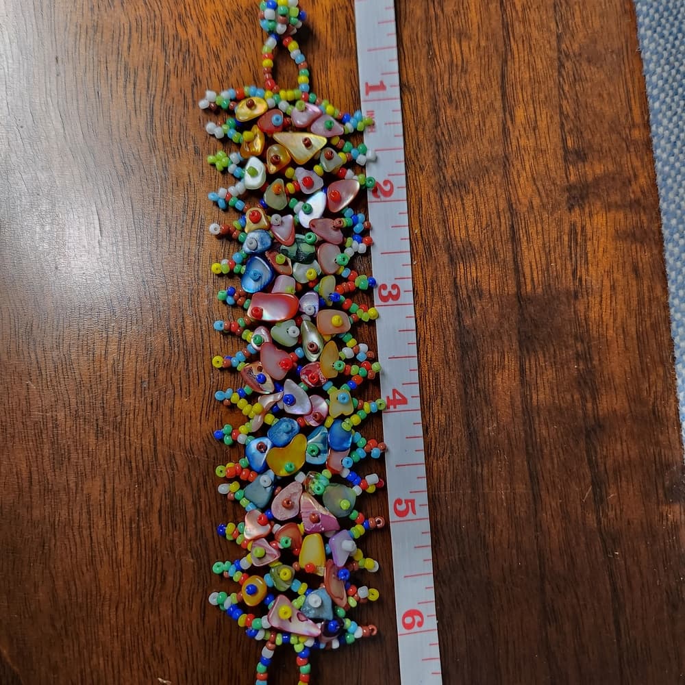 Rainbow Shell Beaded Jewelry Bundle Bracelets And Earring - Thumbnail 8