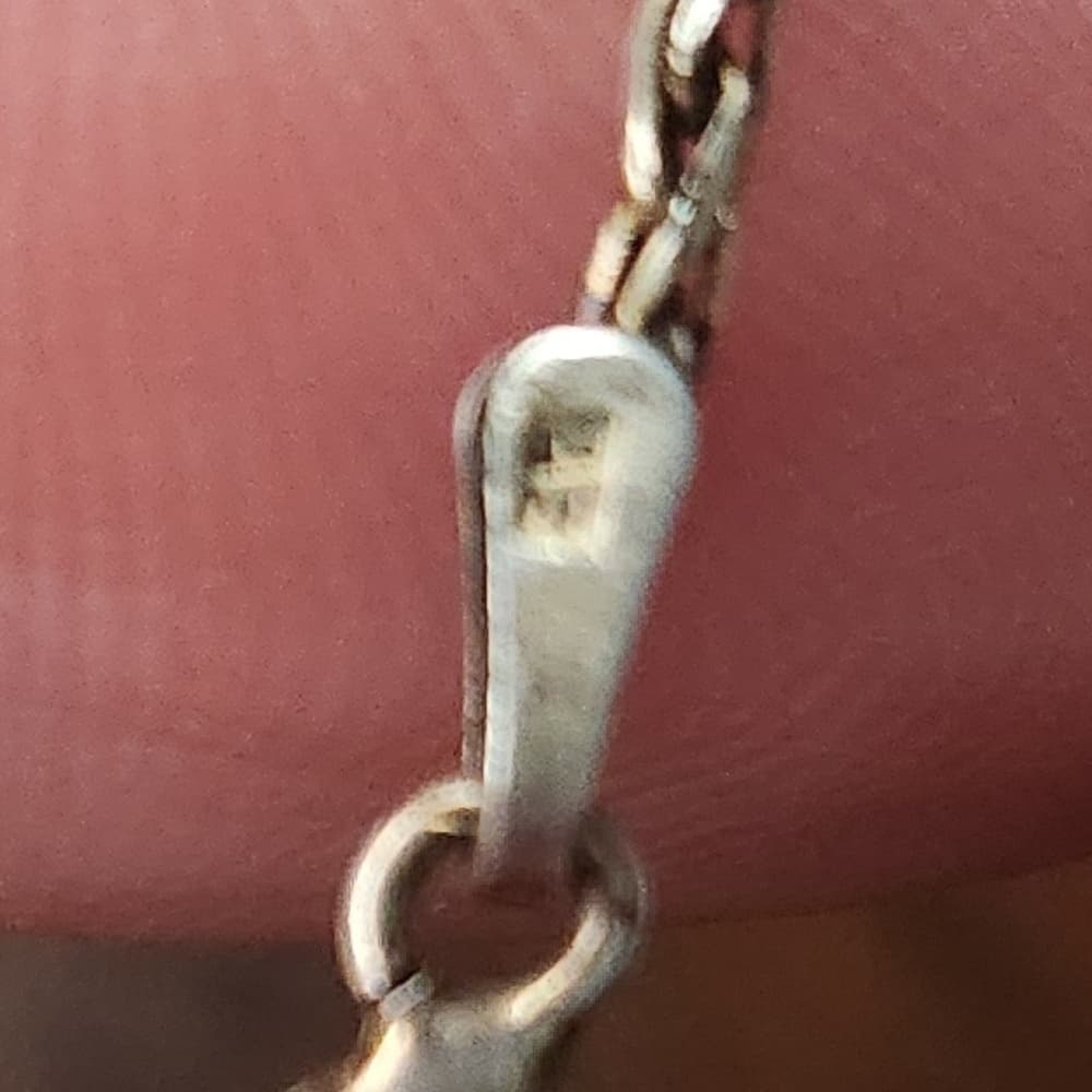 Vintage 925 Sterling Silver 7' Chain Bracelet Marked Italy - Thumbnail 10