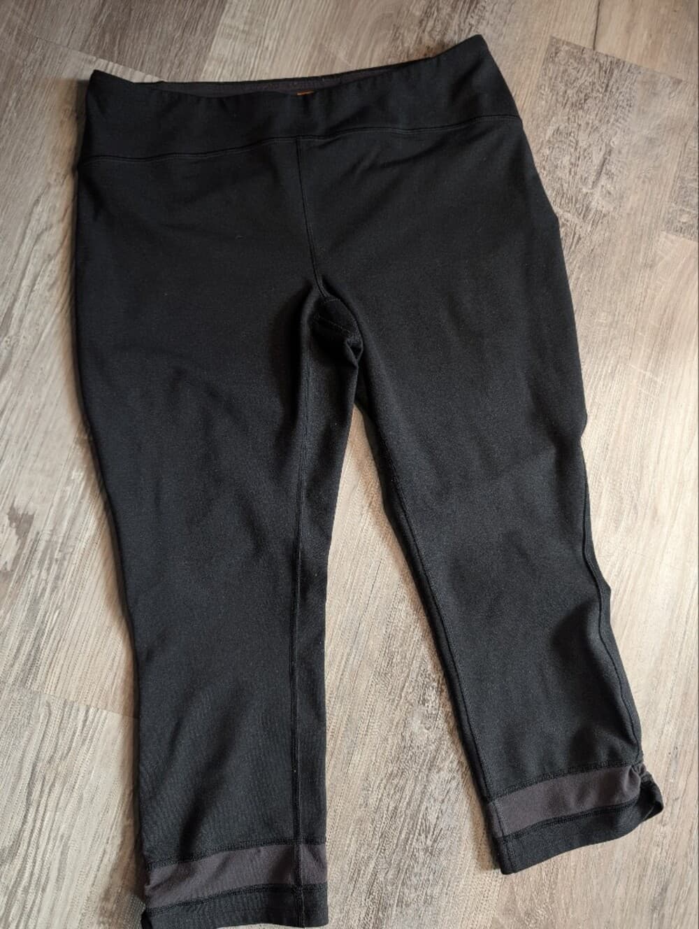 Lucy Powermax Thick Active Two Tone Capri Athletic Active Leggings - Thumbnail 5