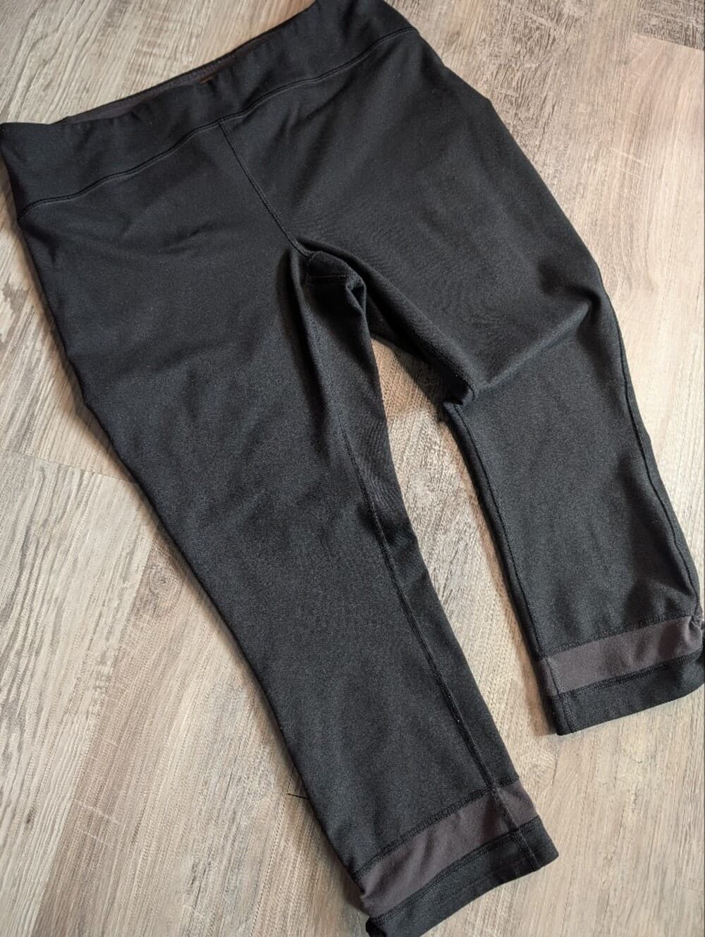 Lucy Powermax Thick Active Two Tone Capri Athletic Active Leggings - Thumbnail 2