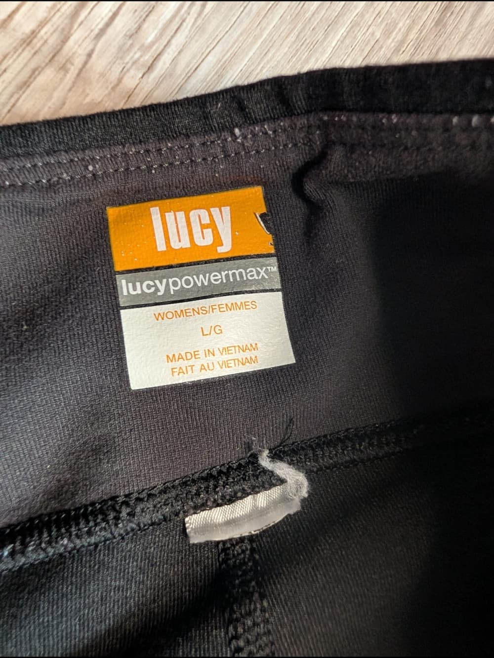 Lucy Powermax Thick Active Two Tone Capri Athletic Active Leggings - Thumbnail 3