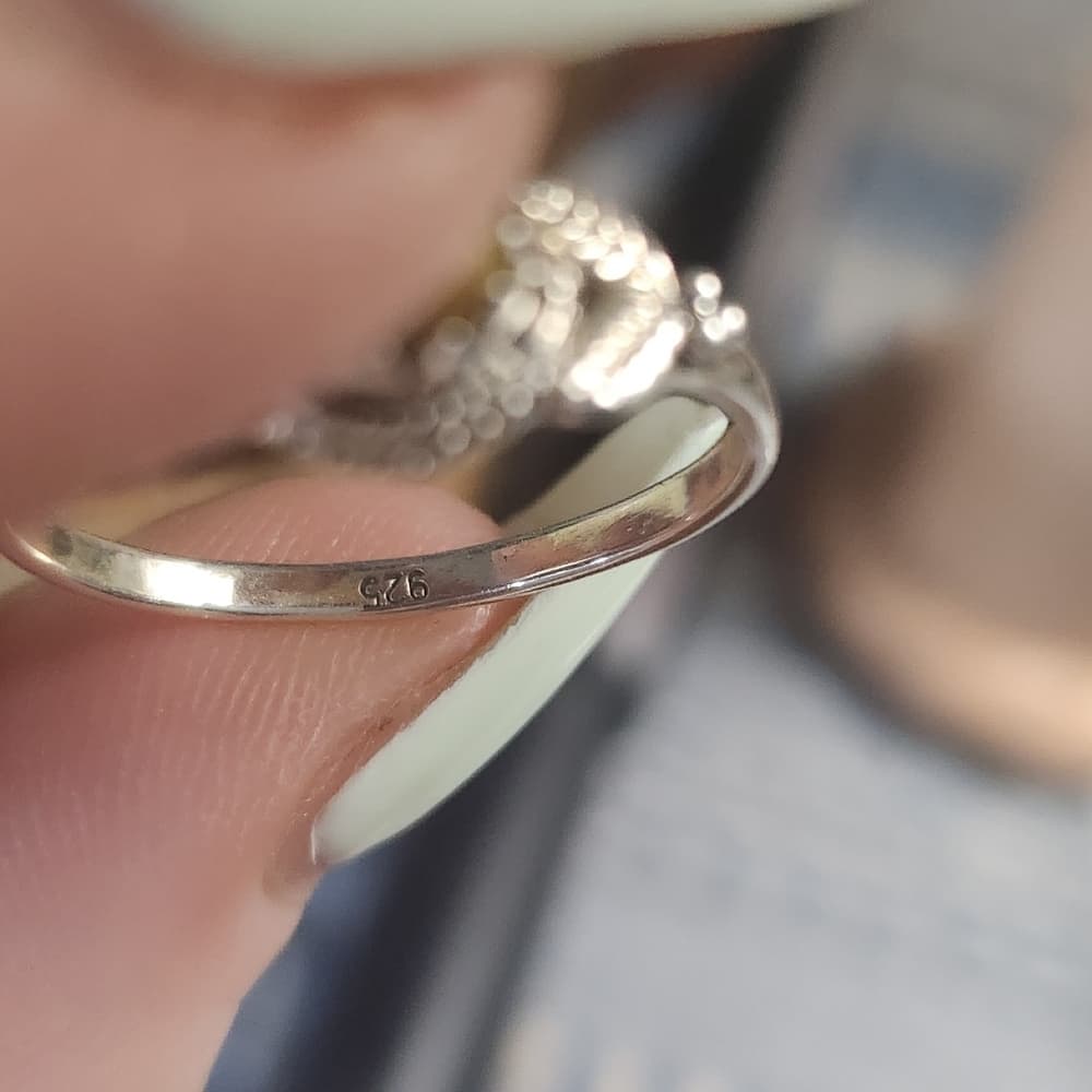 Sterling Silver Green Turquoise Leaf Floral Ring Size 9 Southwestern Boho - Thumbnail 10