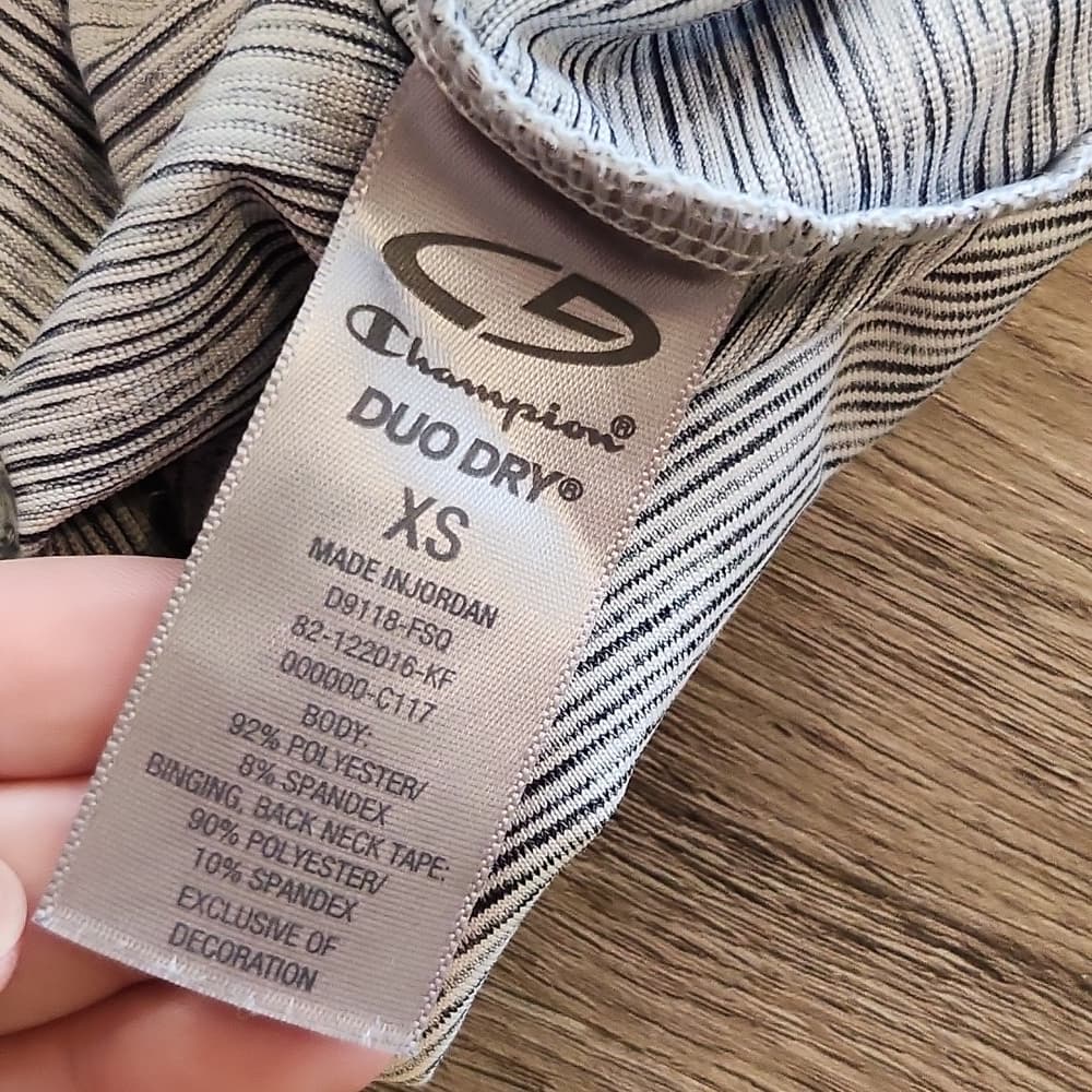 Champion for Target 🥰 Long Sleeve Zip Up Athletic Jacket Light Grey - Thumbnail 6