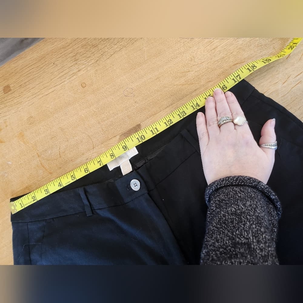 Michael Michael Kors Black Womens Pocket Trousers Plus Size Skinny Fit - Thumbnail 11