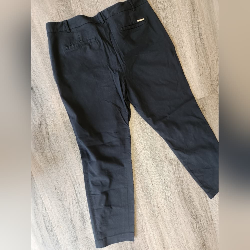 Michael Michael Kors Black Womens Pocket Trousers Plus Size Skinny Fit - Thumbnail 8
