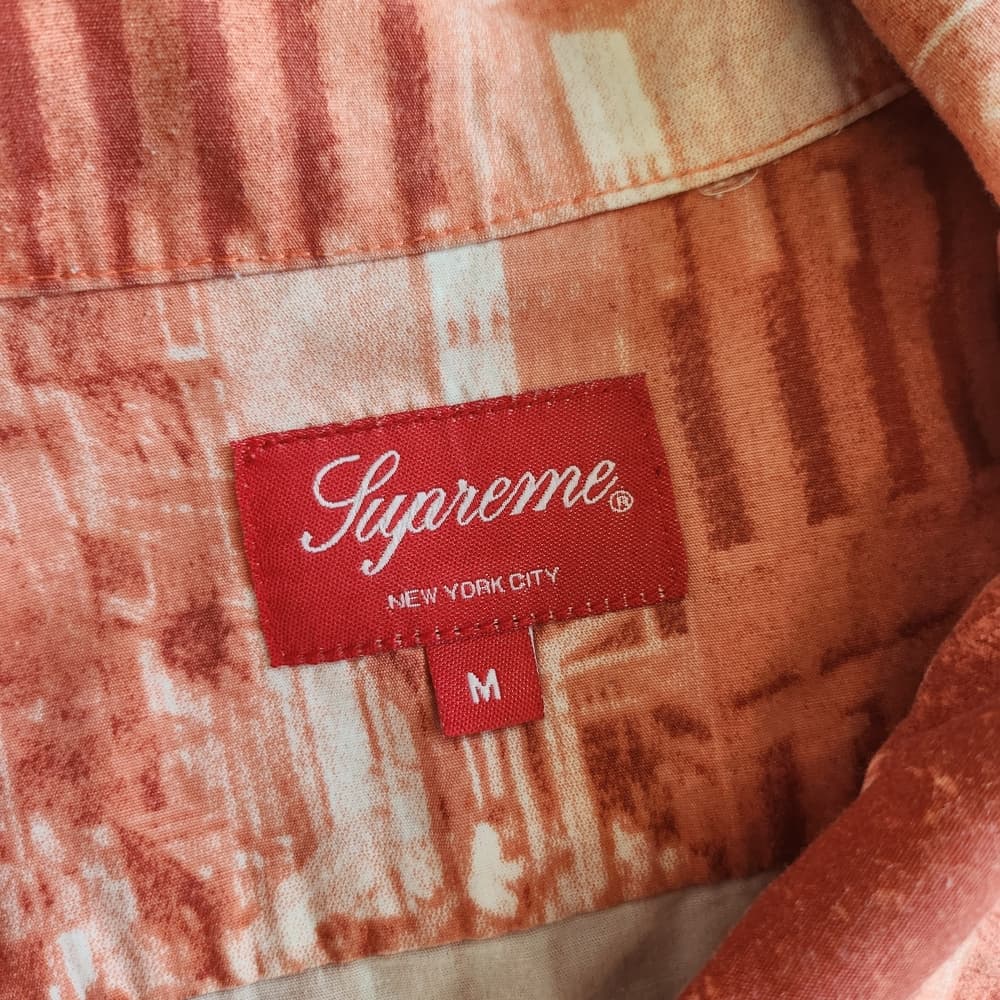 Supreme Red and Blue Muhammad Ali Boxing Graphic Zip Shirt - Thumbnail 5
