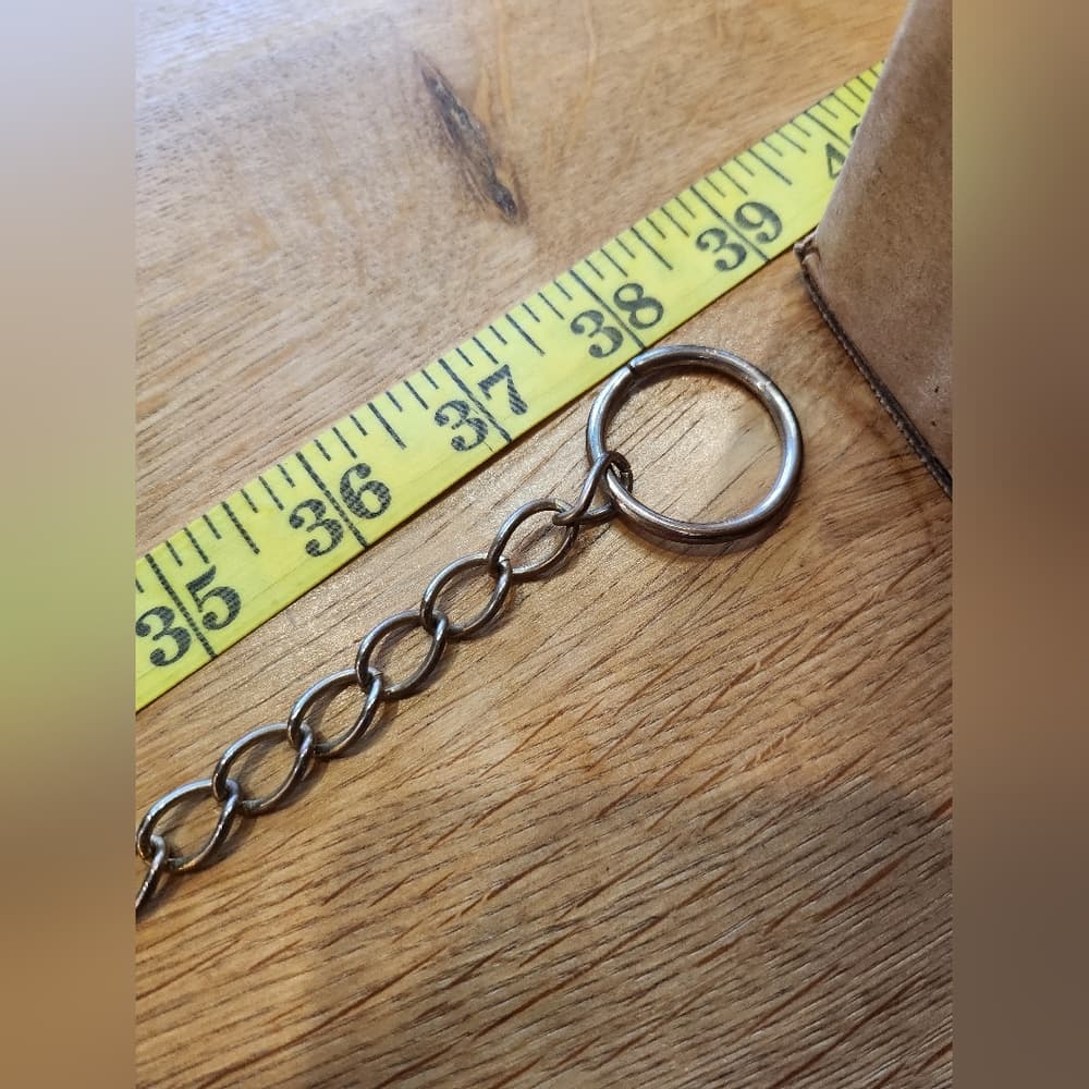 Vintage Silver Tone Assyran Style Geometric Design Link Belt - Thumbnail 3