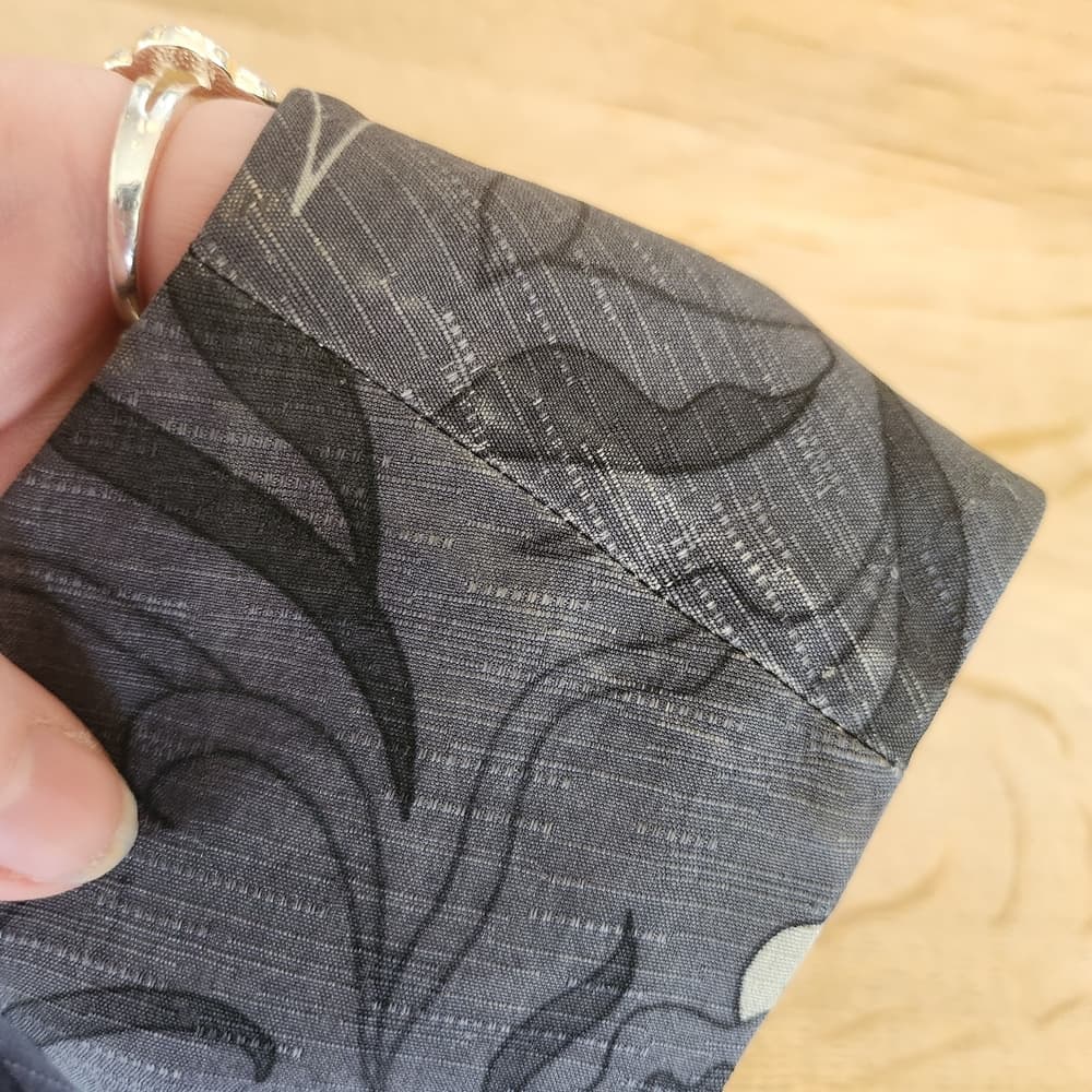 Tommy Bahama Silk Blue And Gray Floral Midi Evening Dress - Thumbnail 13