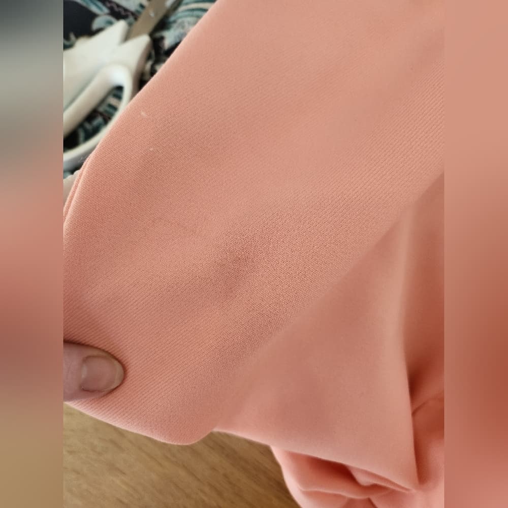 Vintage Chic Pink Polyester Trousers With Rainbow Belt - Thumbnail 13