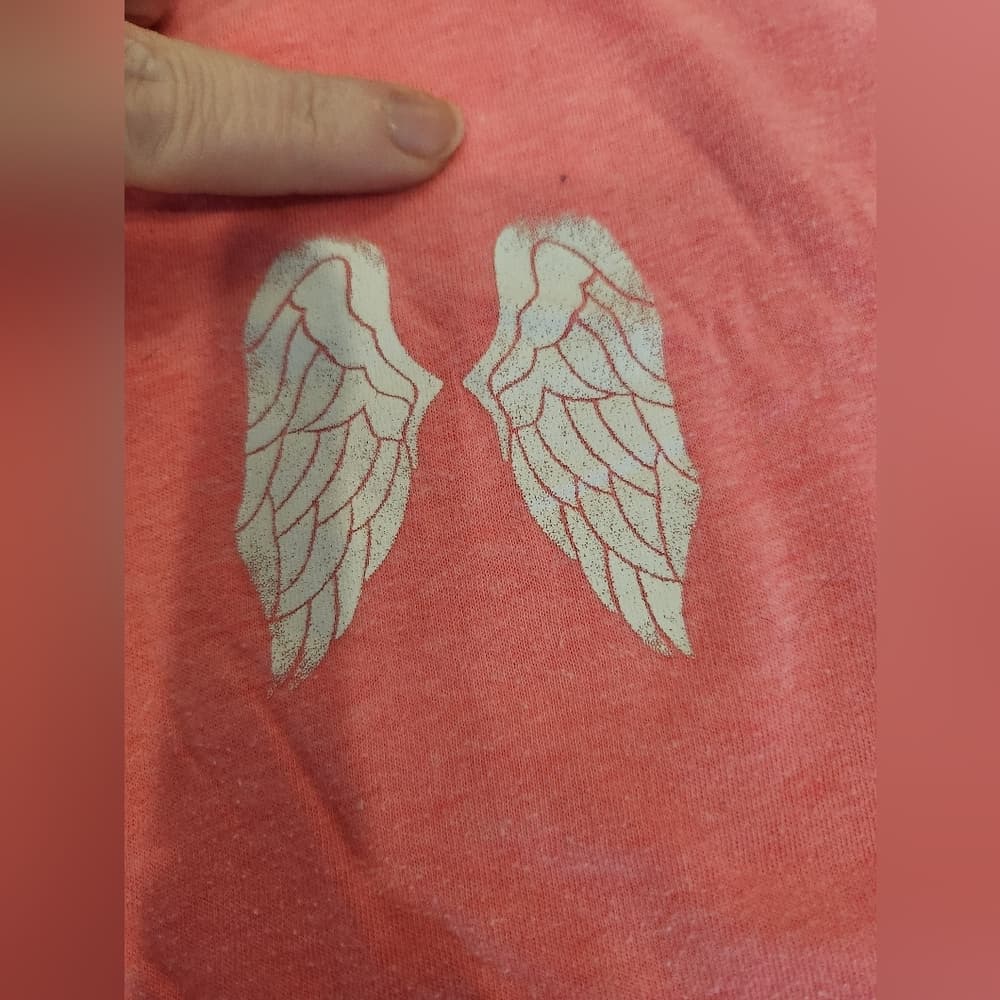 Victoria's Secret Coral Pink Short Sleeve Night Sleep Shirt - Thumbnail 5