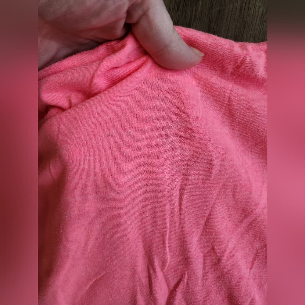 Victoria's Secret Coral Pink Short Sleeve Night Sleep Shirt - Thumbnail 4