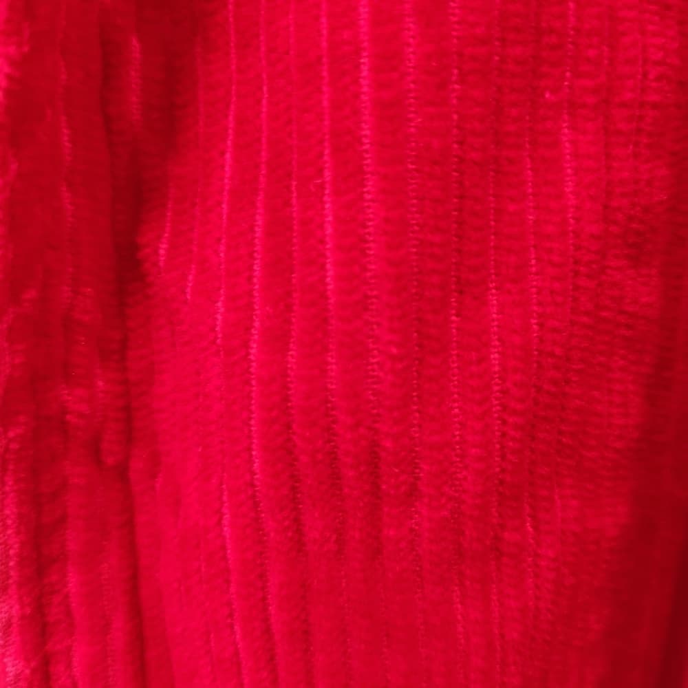 Vintage A Laddie Robe Red Corduroy House Robe with Belt Pockets 1970s - Thumbnail 10