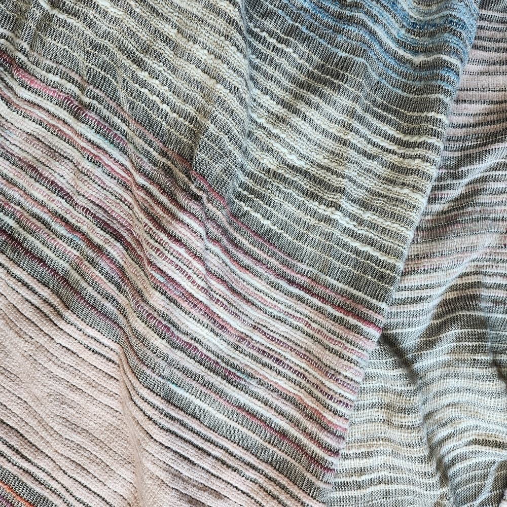 Sonoma Multicolor Nuetral Striped Open Side Swim Suit Cover Wrap - Thumbnail 4