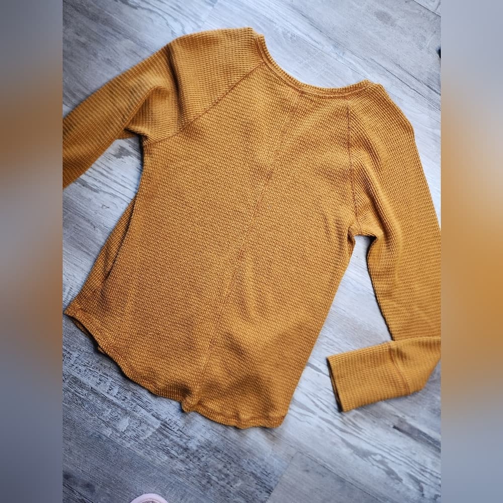 Knox Rose Amber Orange Stretchy Long Sleeve Top For Target - Thumbnail 5