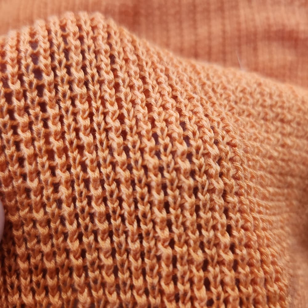 Lole Women's Orange Crew Neck Sweater 3/4 Sleeve - Thumbnail 5