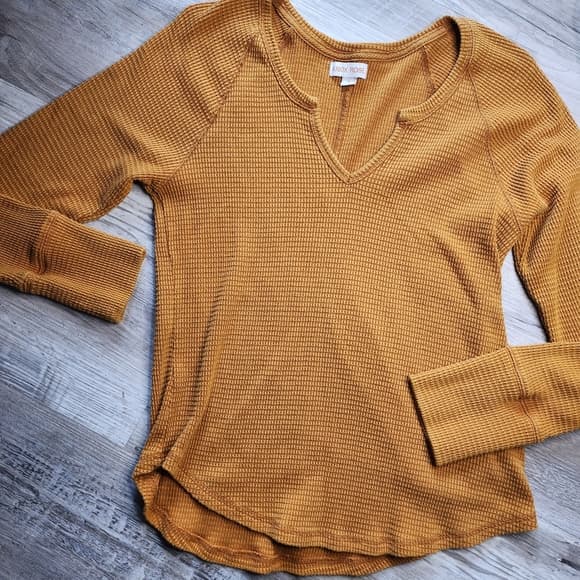 Knox Rose Amber Orange Stretchy Long Sleeve Top For Target - Thumbnail 12