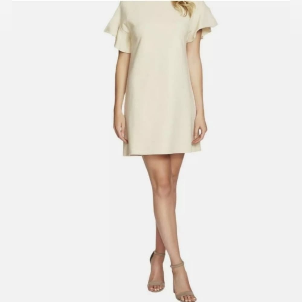 1. State Beige Short Sleeve Mini Dress The Artist - Thumbnail 7