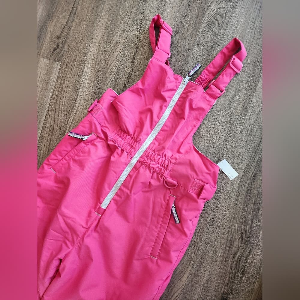 NWT Amazon Essentials Bright Pink Winter Snow Suit Kids XL - Thumbnail 2