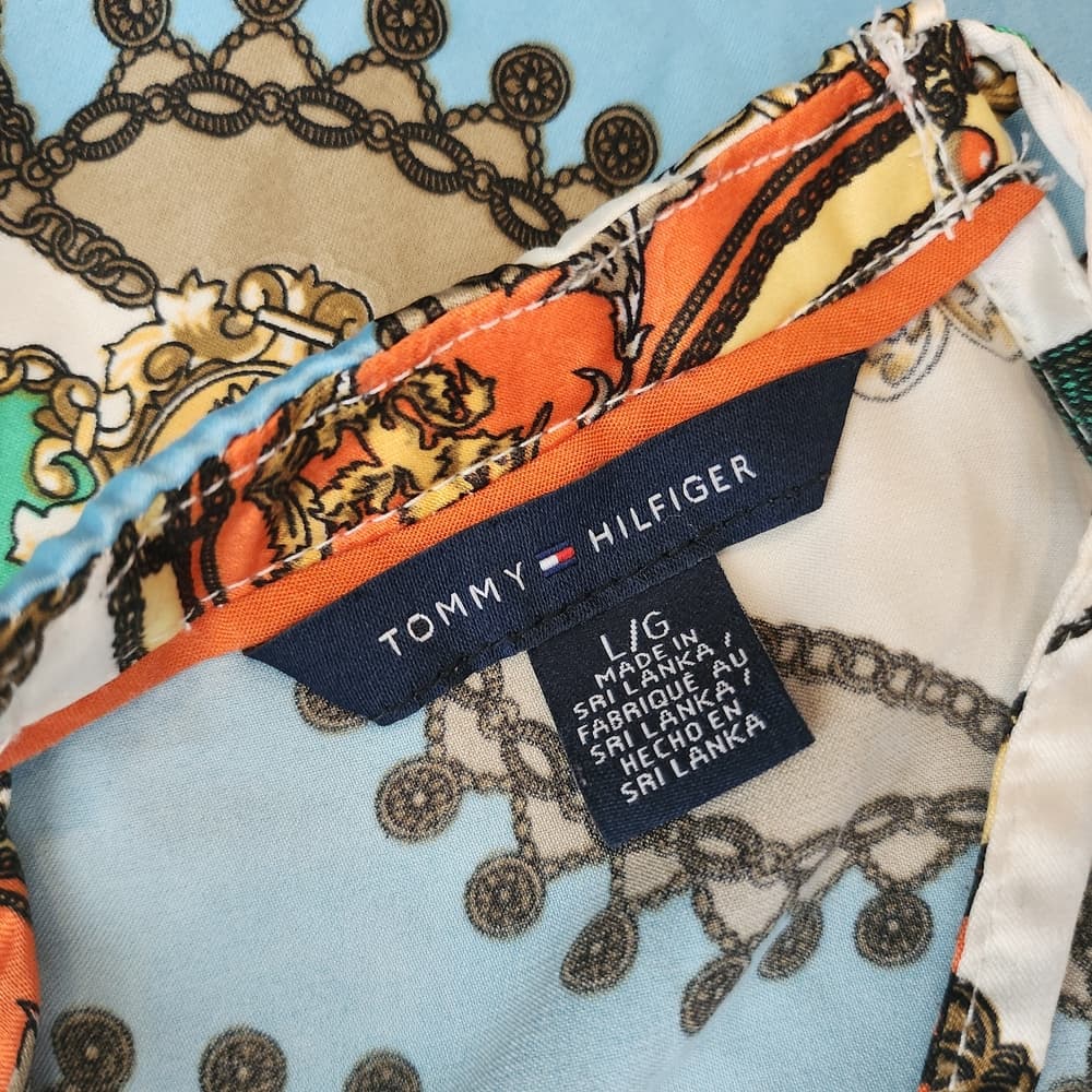 Tommy Hilfiger Multicolor Patterned Polyester Tank Top - Thumbnail 5