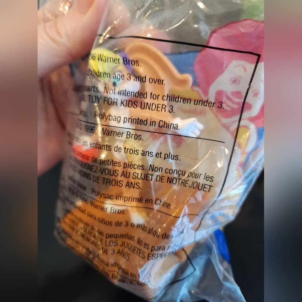 Unopened 1996 Space Jam McDonald's Happy Meal Toy Lola Bunny - Thumbnail 2