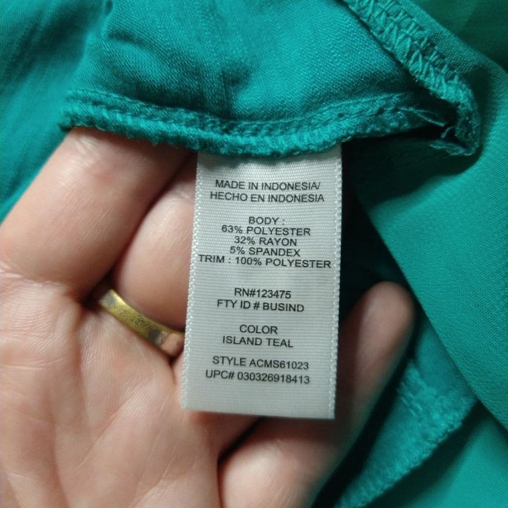 Adriennne Vittadini Mint Green High Low Sleeveless Sheer Bottom - Thumbnail 8