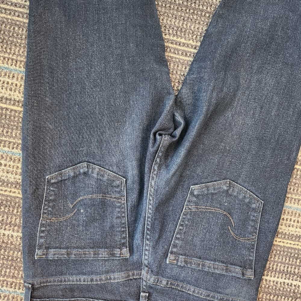 Levi's Mid Rise Skinny Dark Blue Stretch Jeans - Thumbnail 11