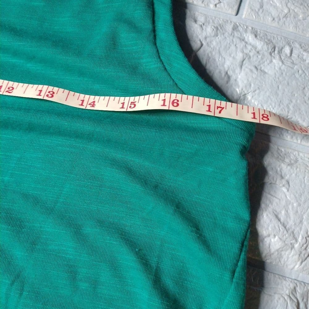 Adriennne Vittadini Mint Green High Low Sleeveless Sheer Bottom - Thumbnail 7