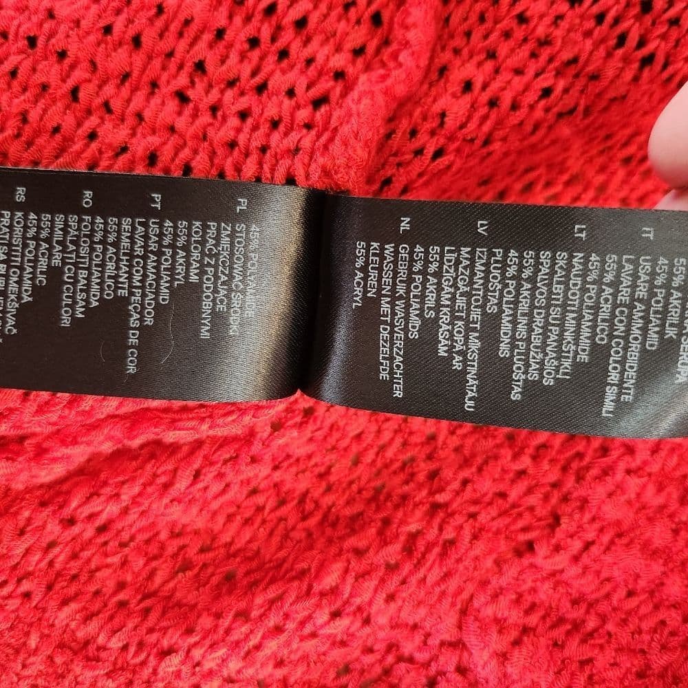 Red H&M Knit Cardigan - Thumbnail 7