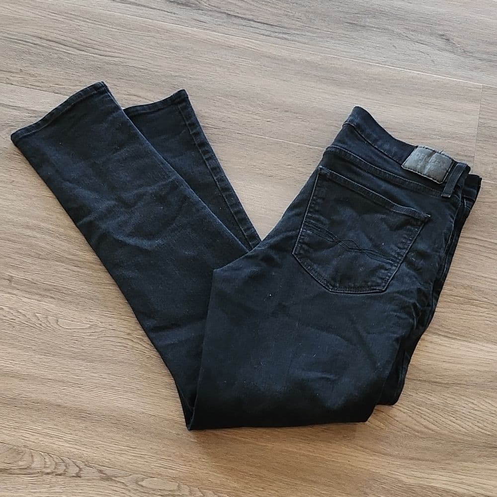 Levi's Denizen 288 Skinny Black Denim Jeans - Thumbnail 10