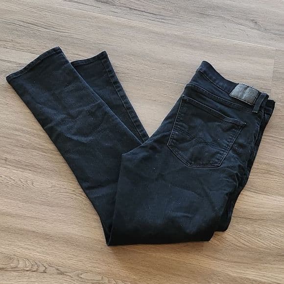 Levi's Denizen 288 Skinny Black Denim Jeans - Thumbnail 11