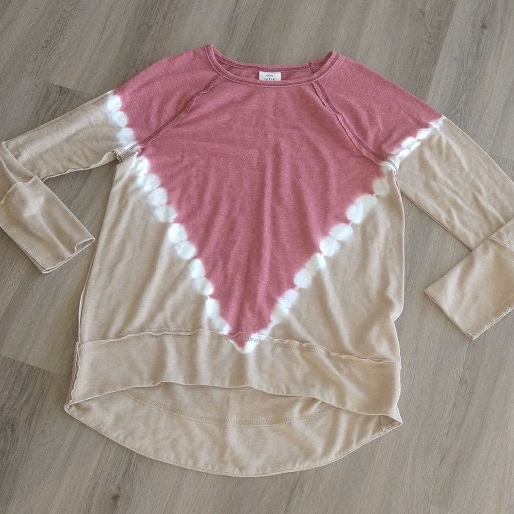 Target 🥰 Knox Rose Tie Dye Style High Low Sweater Top Multi Color - Thumbnail 9