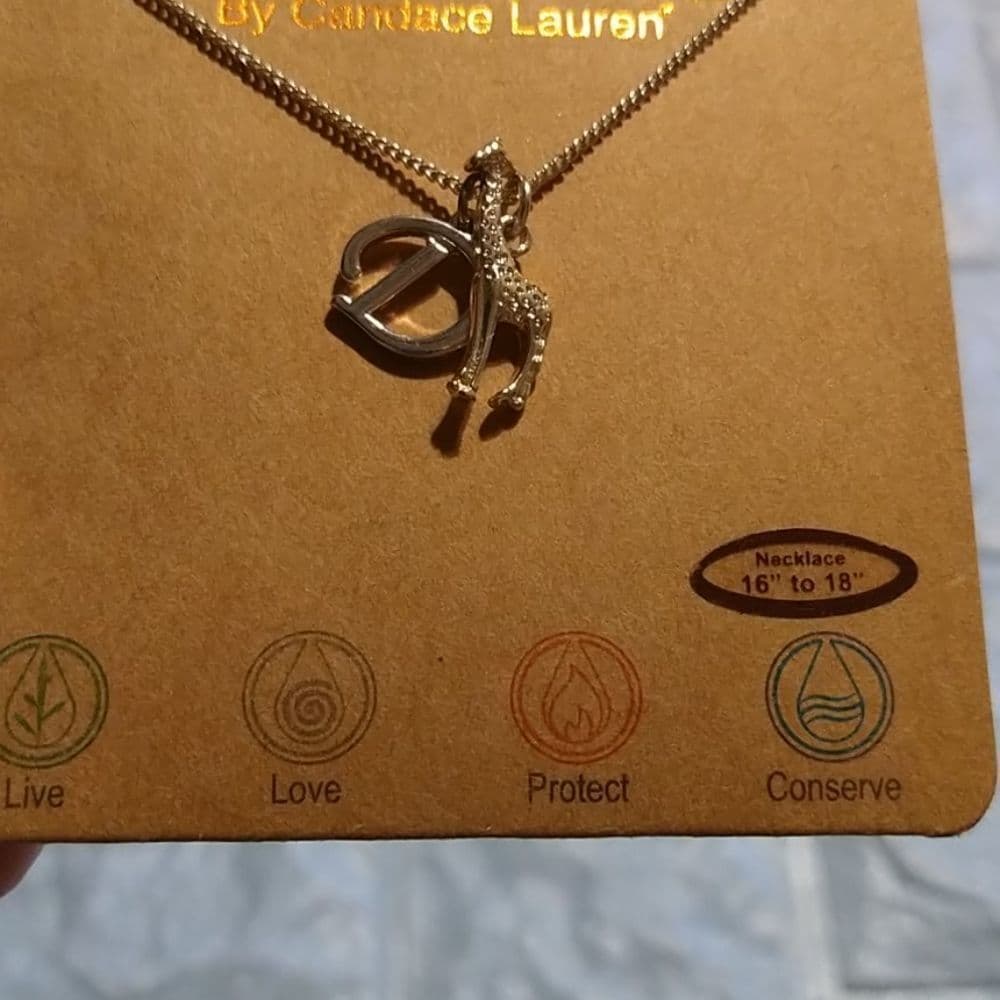 Earth Sea 🥰 and Me Elements "D" necklace - Thumbnail 2