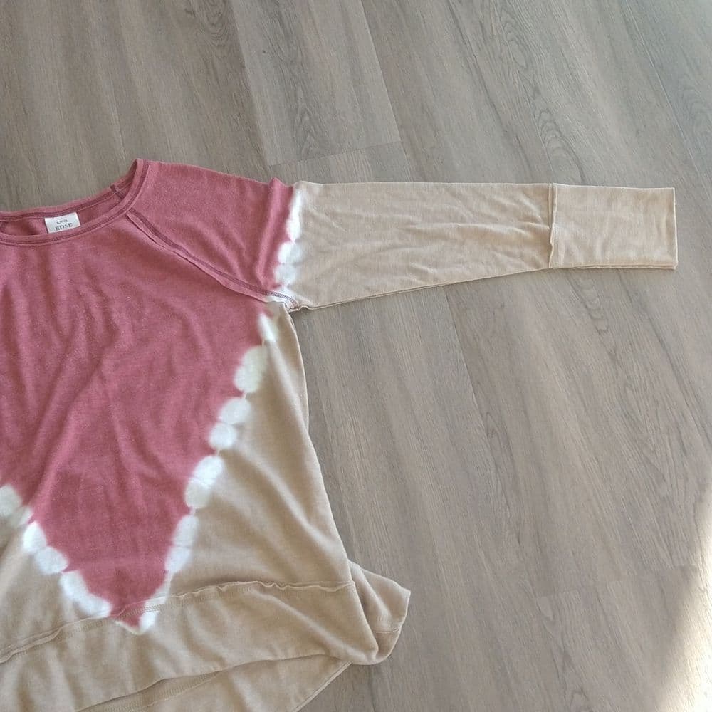 Target 🥰 Knox Rose Tie Dye Style High Low Sweater Top Multi Color - Thumbnail 7
