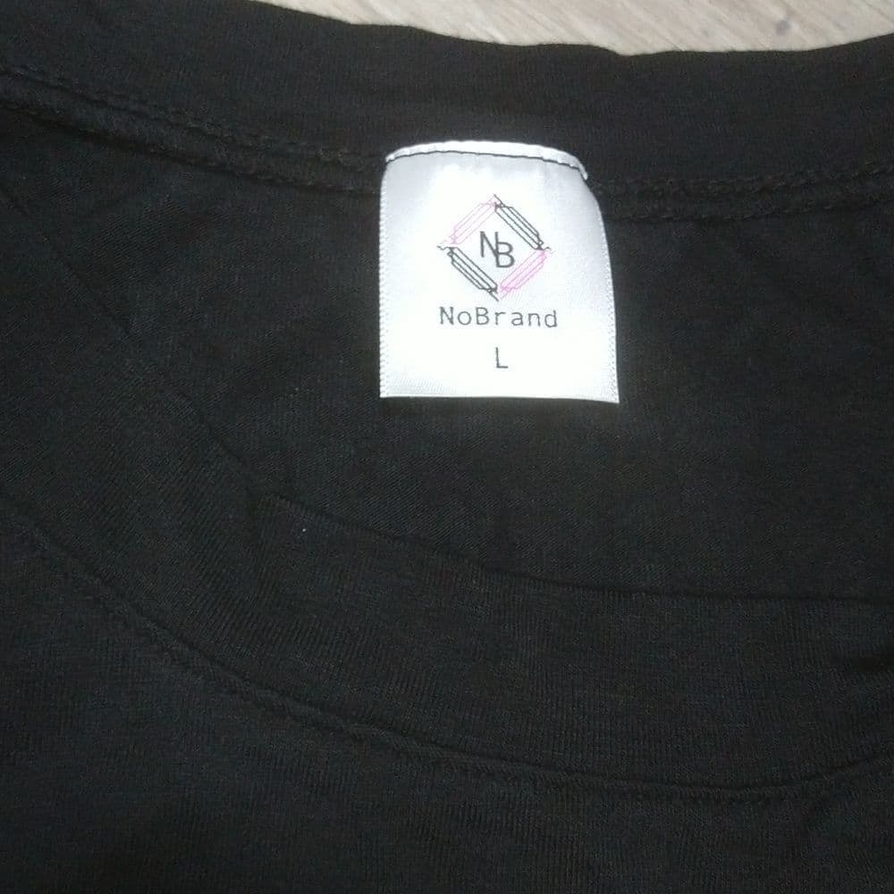Black and White Funny Graphic Tank Top - Thumbnail 4