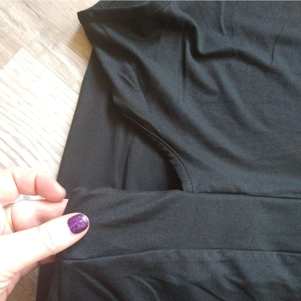 Black Open Tie Back Stretchy Body Con Slit Thigh with Cut Out Design Maxi Dress - Thumbnail 8