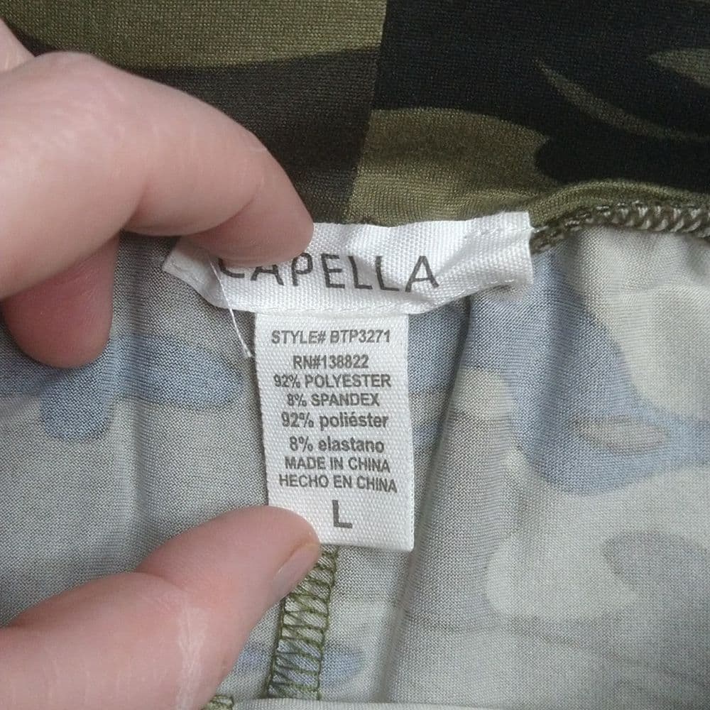 Camo Crop Top And Cargo Style Pant Matching Sexy 2 Piece Outfit - Thumbnail 8