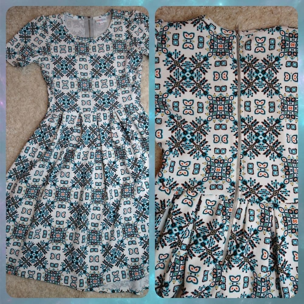 3 For 10 Sale Cute Butterfly with funky Design LuLaRoe Dress - Thumbnail 4